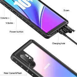Αδιάβροχη θήκη Redpepper Samsung Galaxy Note 10+ Plus N975 Shockproof/Waterproof Black