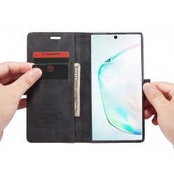 Θήκη Book CaseMe 013 Series Vintage Samsung Galaxy Note 20 N980 Leather Black