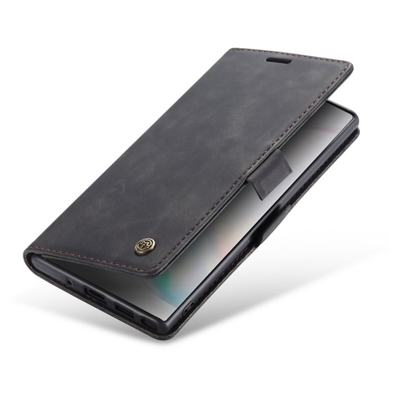 Θήκη Book CaseMe 013 Series Vintage Samsung Galaxy Note 20 N980 Leather Black