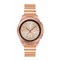 Ανταλλακτικό λουράκι QuickFit Stainless Linkband Rose Gold για Samsung Galaxy Watch3(45mm)/Watch(46mm)/Huawei Watch 3 (46mm)/ Watch 3 Pro (48mm)/GT 2/Pro/Honor GS Pro/Amazfit GTR 3 (46mm)/GTR 3 Pro/GTR(47mm)/ Stratos 3(48mm) (22mm)
