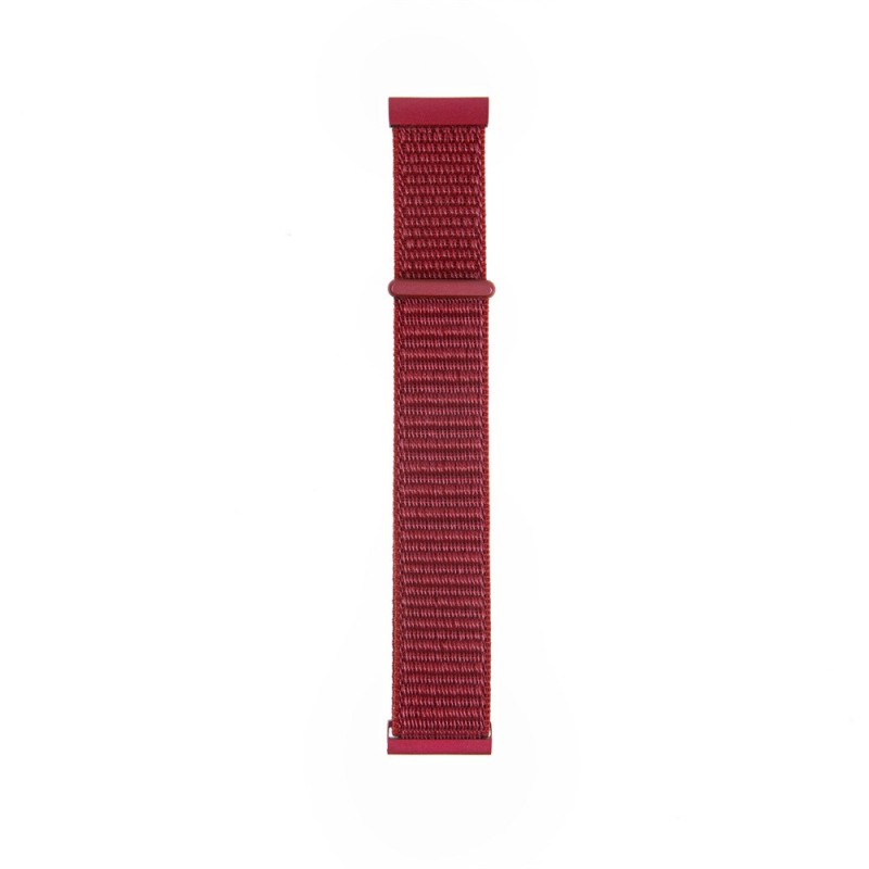 Ανταλλακτικό λουράκι QuickFit Nylon Red για Samsung Galaxy Watch3(45mm)/Watch(46mm)/Huawei Watch 3 (46mm)/ Watch 3 Pro (48mm)/GT 2/Pro/Honor GS Pro/Amazfit GTR 3 (46mm)/GTR 3 Pro/GTR(47mm)/ Stratos 3(48mm) (22mm)