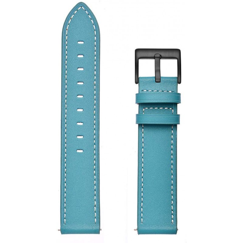 Ανταλλακτικό λουράκι QuickFit Leather Garmin Vivoactive 3/Vivomove HR Blue