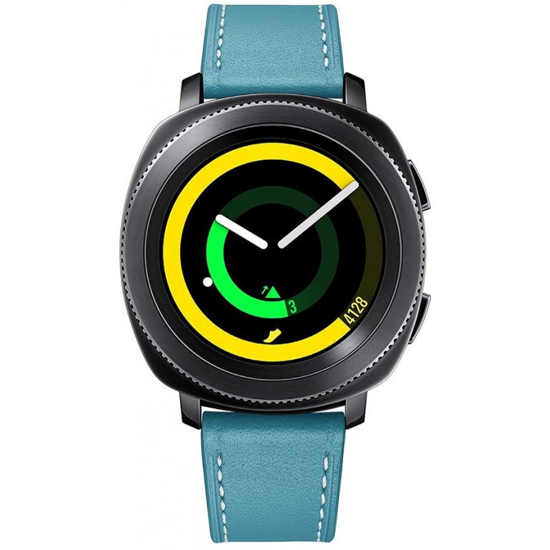 Ανταλλακτικό λουράκι QuickFit Leather Garmin Vivoactive 3/Vivomove HR Blue