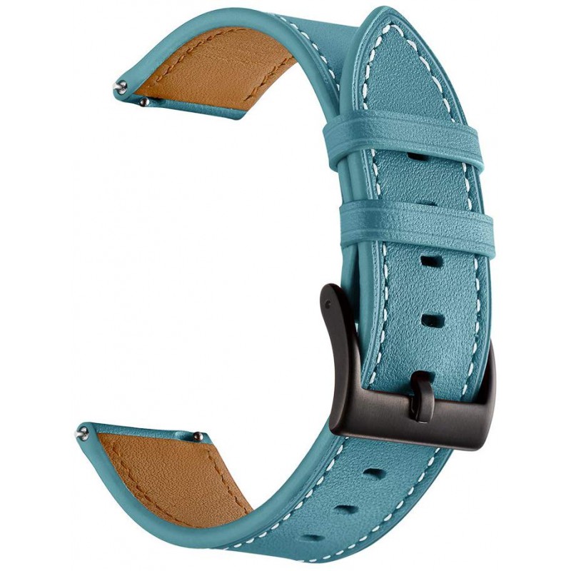 Ανταλλακτικό λουράκι QuickFit Leather Garmin Vivoactive 3/Vivomove HR Blue