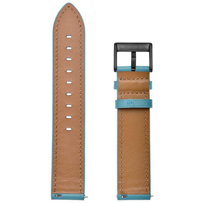 Ανταλλακτικό λουράκι QuickFit Leather Garmin Vivoactive 3/Vivomove HR Blue