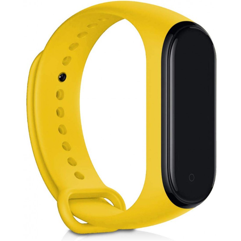Ανταλλακτικό λουράκι Xiaomi Mi Band 3/Mi Band 4 Smooth Silicone Yellow
