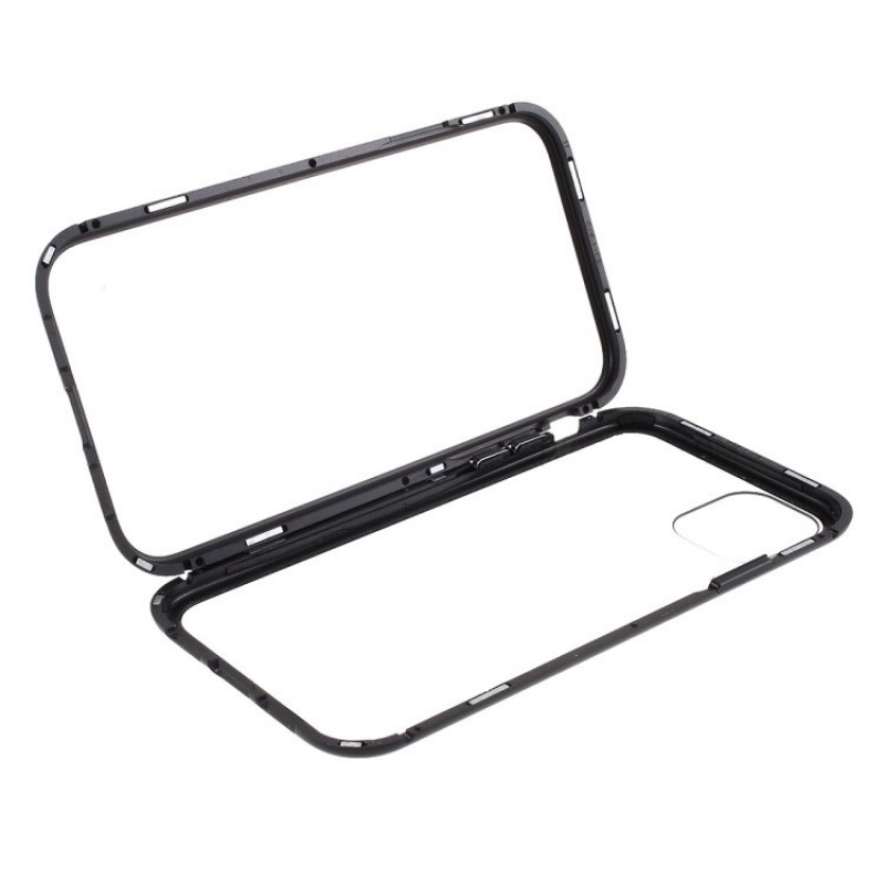 Θήκη 360 Magnetic Apple iPhone 11 Pro Max (6.5") Clear/Black