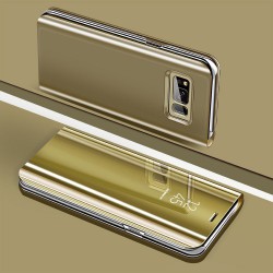 Θήκη Book Clear View Samsung Galaxy A51 SM-A515 Gold