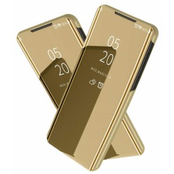 Θήκη Book Clear View Samsung Galaxy A51 SM-A515 Gold