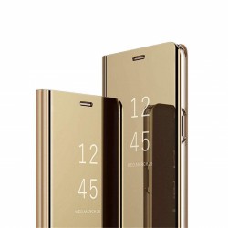Θήκη Book Clear View Samsung Galaxy A51 SM-A515 Gold