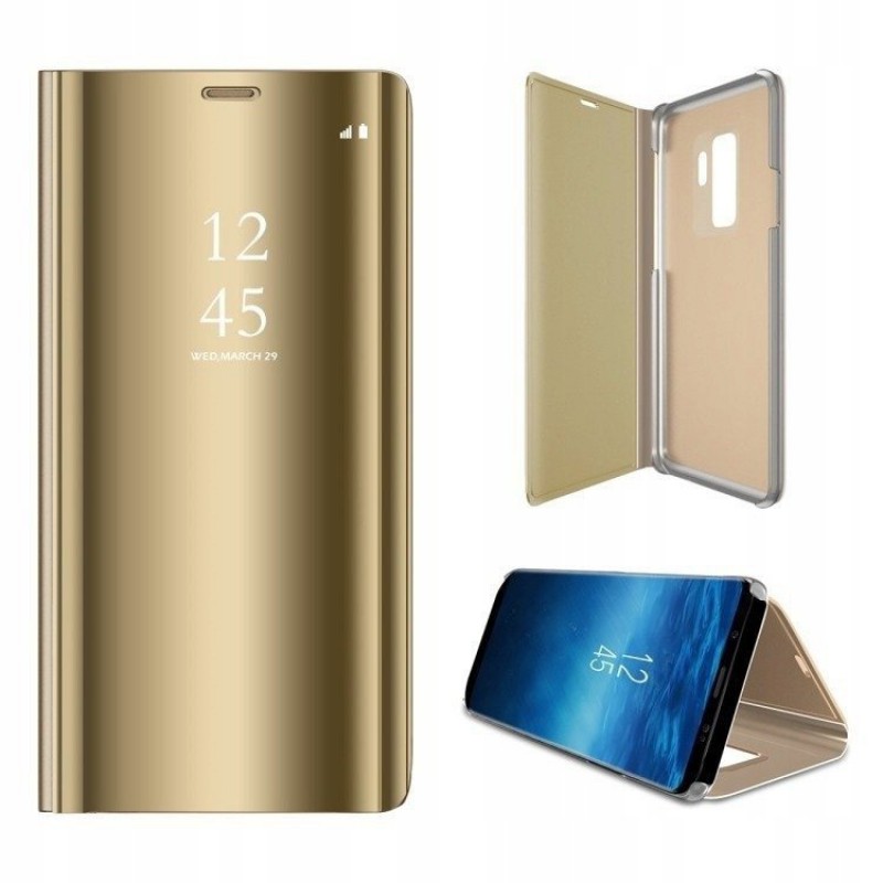 Θήκη Book Clear View Samsung Galaxy A51 SM-A515 Gold