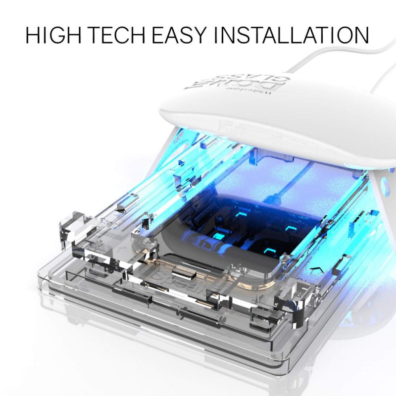 Γυαλί Προστασίας Whitestone Dome 3D UV Liquid Full Glue Tempered Glass & UV LED Lamp Apple iPhone 7/8/SE (2020-2022) 9H AntiCrash/AntiShock Clear Γυαλί Προστασίας Whitestone Dome 3D UV Liquid Full Glue Tempered Glass & UV LED Lamp Apple iPhone 7/8/SE (2020-2022) 9H AntiCrash/AntiShock Clear