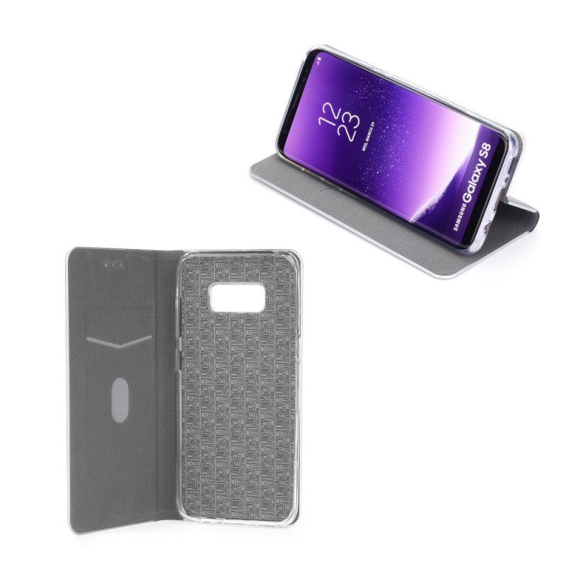 Θήκη Book Forcell Luna Silver Apple iPhone 11 Pro Max (6.5") Red