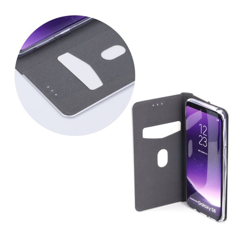 Θήκη Book Forcell Luna Silver Apple iPhone 11 Pro Max (6.5") Red