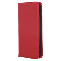 Θήκη Book Smart Pro Genuine Leather Apple iPhone 13 Pro Max (6.7") Maroon 