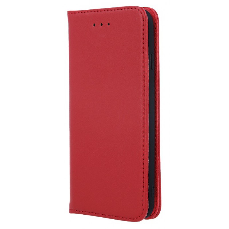 Θήκη Book Smart Pro Genuine Leather Apple iPhone 13 Pro Max (6.7") Maroon 