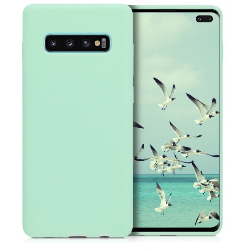 Θήκη Real Smooth Silicone Samsung Galaxy S10 G973 Green 