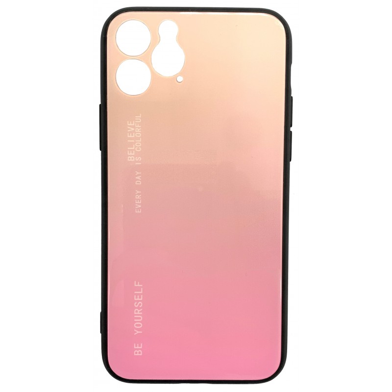 Θήκη Glass Gradient Apple iPhone 11 Pro (5.8") Pink