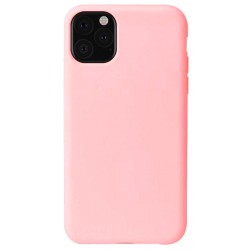 Θήκη Real Smooth Silicone Apple iPhone 11 Pro Max (6.5") Pink (without hole)