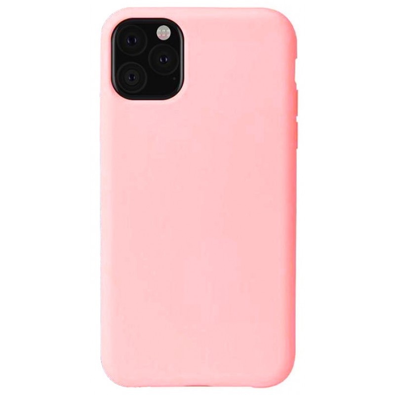 Θήκη Real Smooth Silicone Apple iPhone 11 Pro Max (6.5") Pink (without hole)