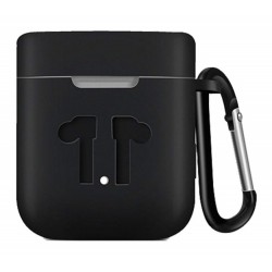 Θήκη Xiaomi Airdots Pro Silicone Protective Cover with Carabiner Black