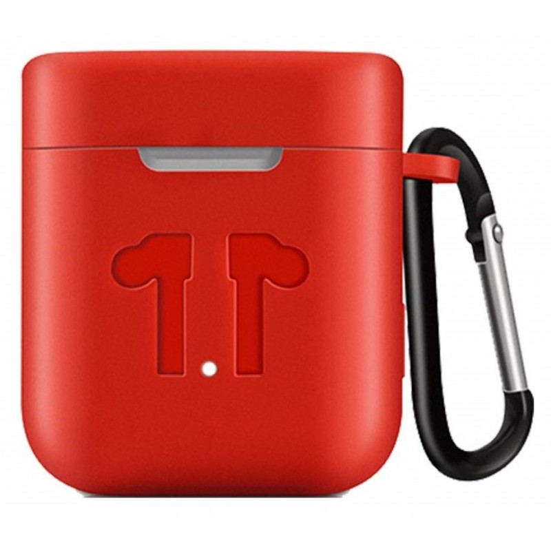 Θήκη Xiaomi Airdots Pro Silicone Protective Cover with Carabiner Red