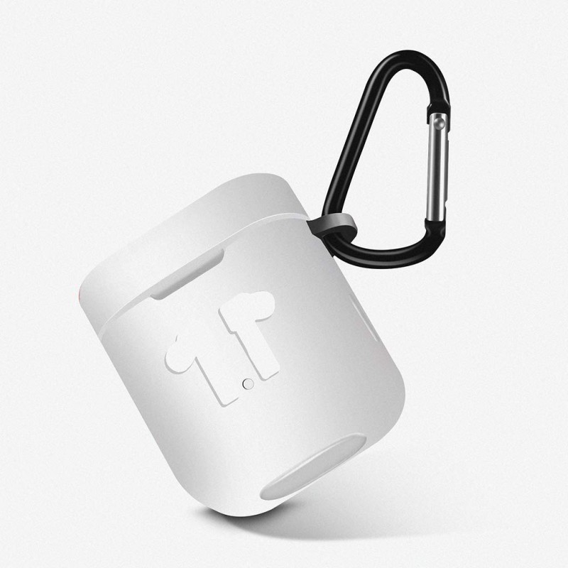 Θήκη Xiaomi Airdots Pro Silicone Protective Cover with Carabiner White