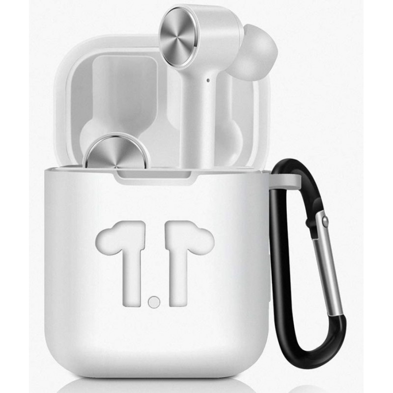 Θήκη Xiaomi Airdots Pro Silicone Protective Cover with Carabiner White