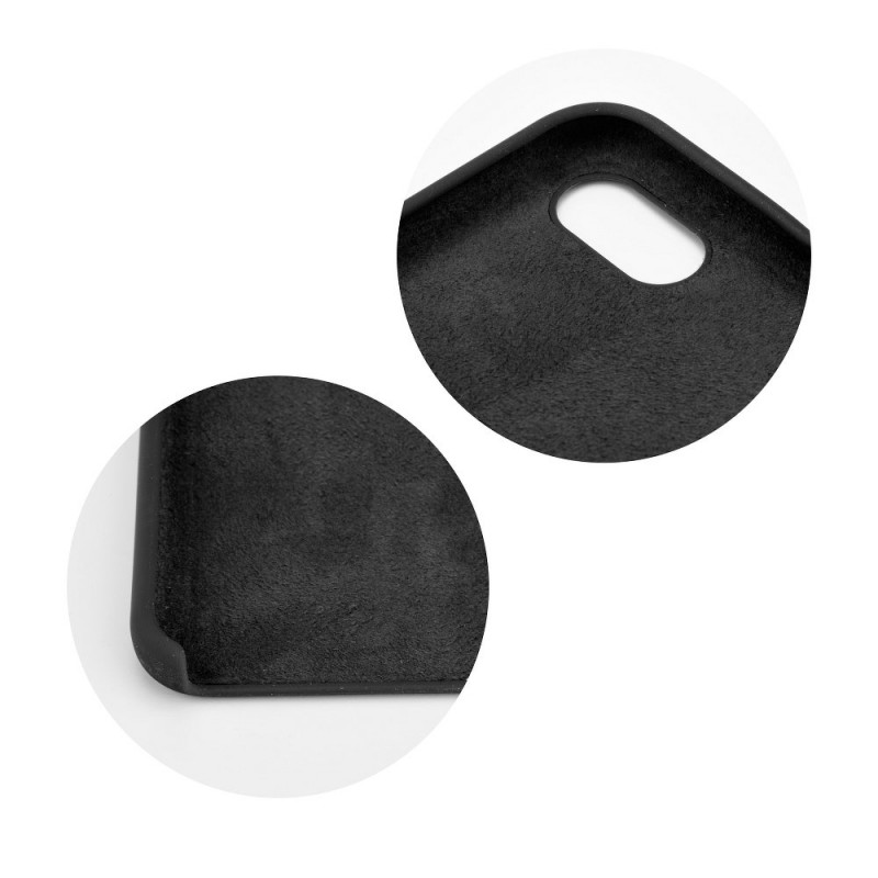 Θήκη Forcell Real Smooth Silicone Apple iPhone Xr Black (without hole)
