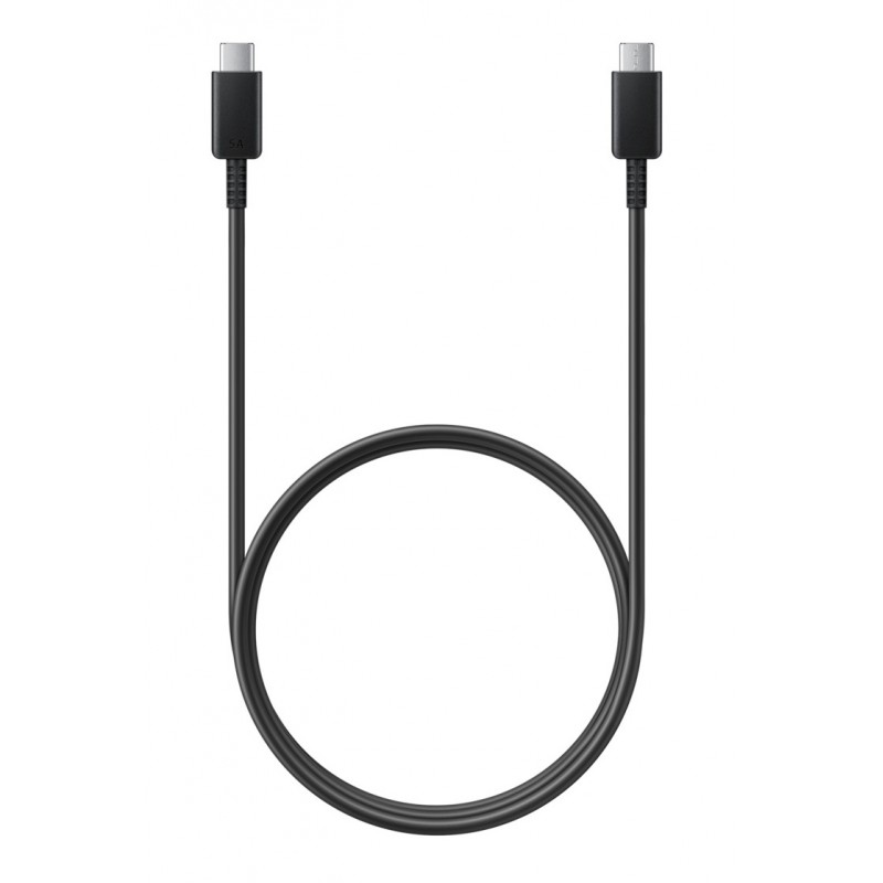 Καλώδιο Data Samsung EP-DN975BBΕ Type-C to Type-C 5A/100W Black 1m (Original Bulk)
