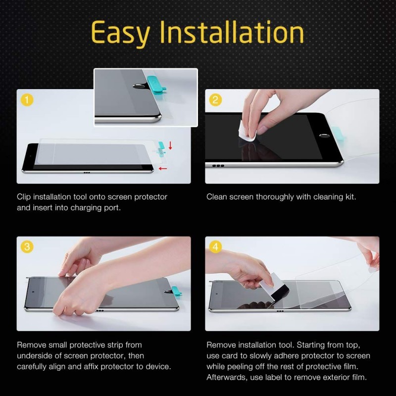 Γυαλί Προστασίας Paper Like Apple iPad 10.2" (19/20/21) Tempered Glass 9H AntiCrash / AntiShock Matte