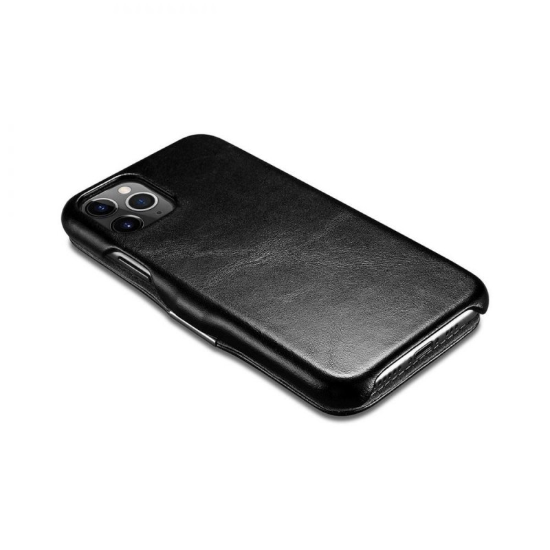 Θήκη iCarer Vintage Leather Wallet Apple iPhone 11 Pro Max (6.5") Black