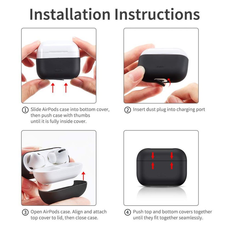 Θήκη Esr Breeze Plus Airpods Pro 1 / 2 Black