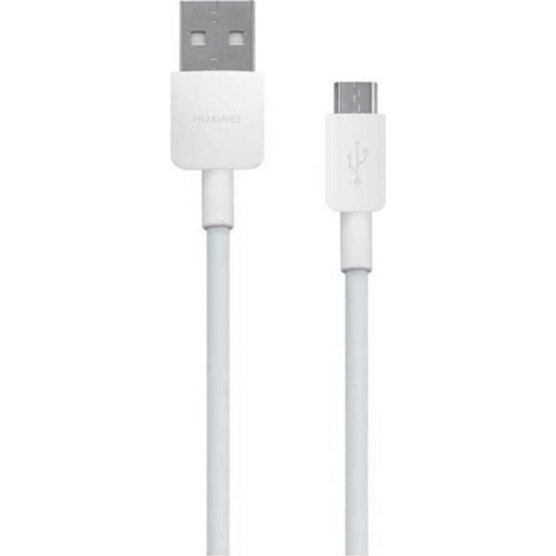 Καλώδιο Data Huawei CP70 2A USB Type-A to MicroUSB 1m White (Original Blister) 55030216