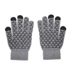 Γάντια για οθόνες αφής Triangle Touch Screen Gloves for Men Grey