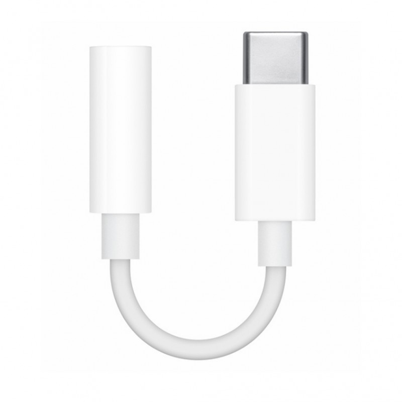 Αντάπτορας Apple Type-C Male to 3.5 mm Female Stereo Adapter MU7E2ZM/A White (Original)