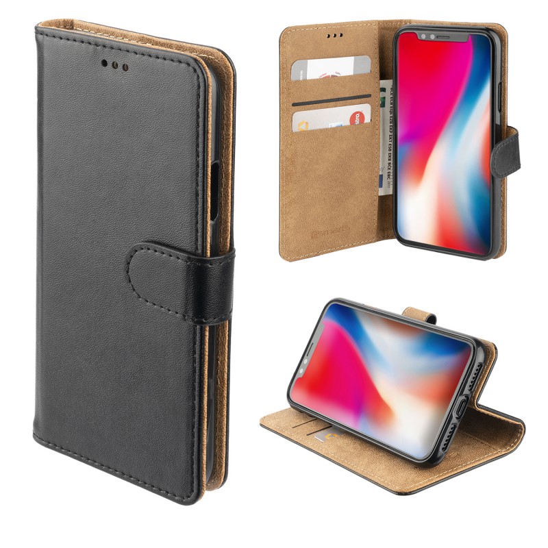 Θήκη 4smarts Premium Wallet Case URBAN Apple iPhone Xs Max Black