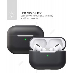 Θήκη TPU Apple Airpods Pro 1 / 2 Silicone Skin Black