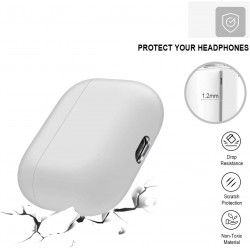 Θήκη TPU Apple Airpods Pro 1 / 2 Silicone Skin White