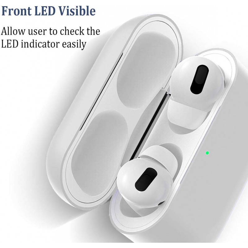 Θήκη TPU Apple Airpods Pro 1 / 2 Silicone Skin White