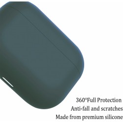 Θήκη TPU Apple Airpods Pro 1 / 2 Silicone Skin Dark Green