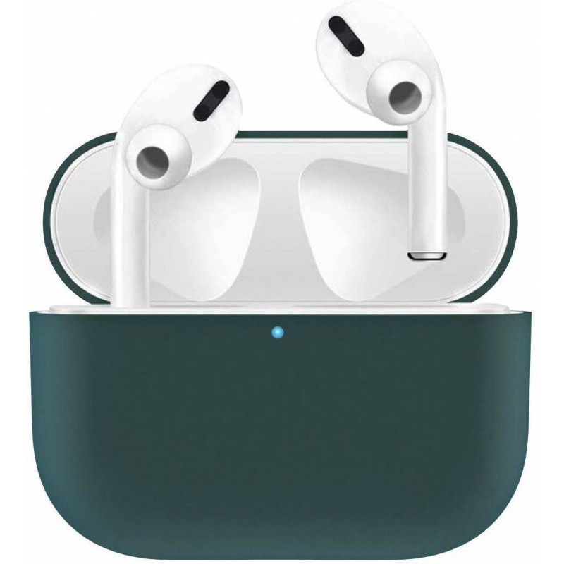 Θήκη TPU Apple Airpods Pro 1 / 2 Silicone Skin Dark Green