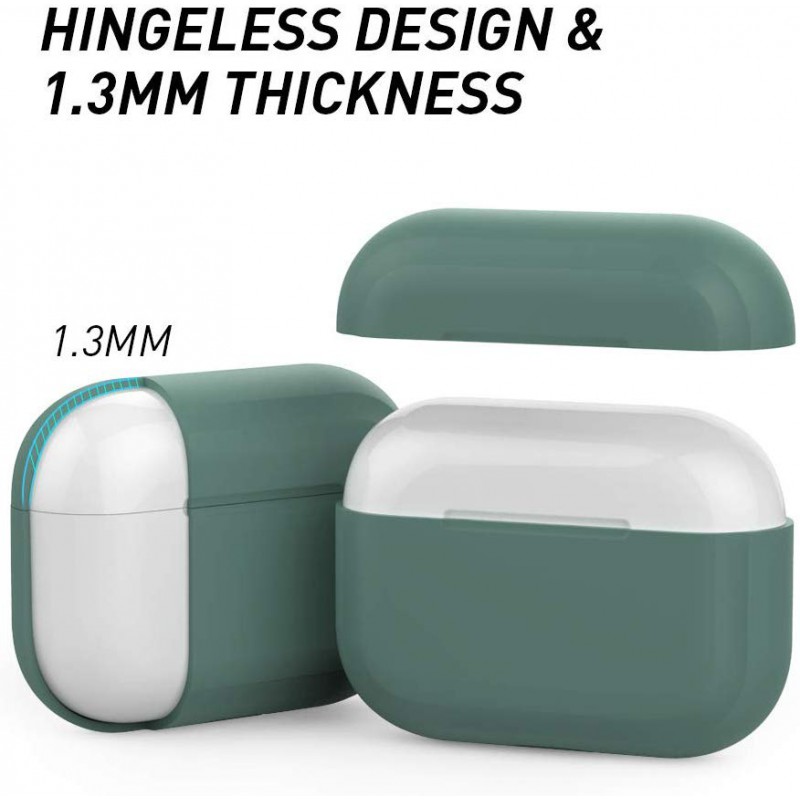 Θήκη TPU Apple Airpods Pro 1 / 2 Silicone Skin Pine Green