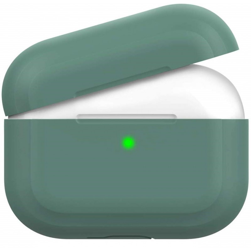 Θήκη TPU Apple Airpods Pro 1 / 2 Silicone Skin Pine Green