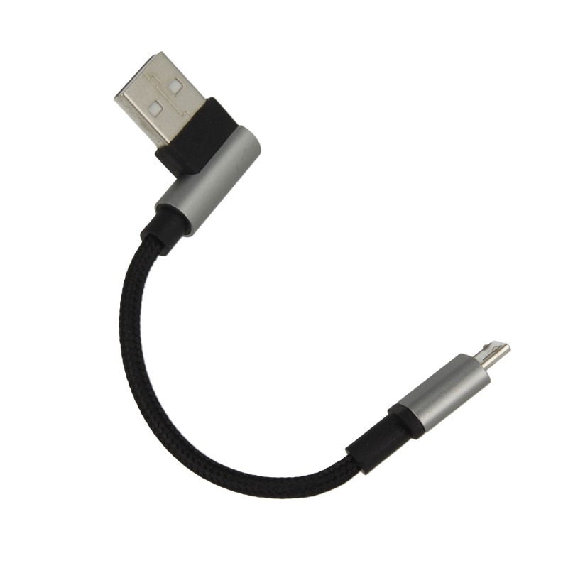 Καλώδιο 4smarts Micro-USB Charging Cable 0.1m (4S46818) Grey Black 
