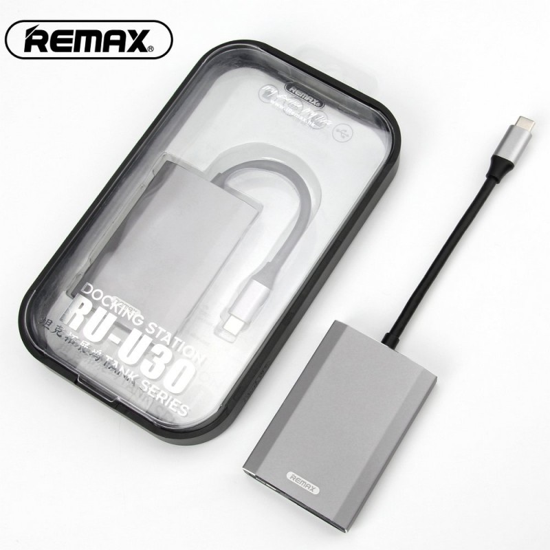 Αντάπτορας Remax Hub 6in1 Type-C to Multiport (RU-U30) Αντάπτορας Remax Hub 6in1 Type-C to Multiport (RU-U30)