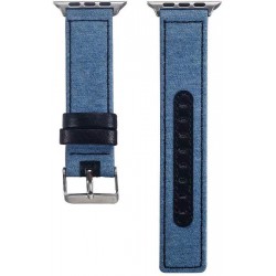 Ανταλλακτικό λουράκι QuickFit Apple Watch 1/2/3/4/5/6/SE/7/8 (42/44/45/49mm) Denim Light Blue