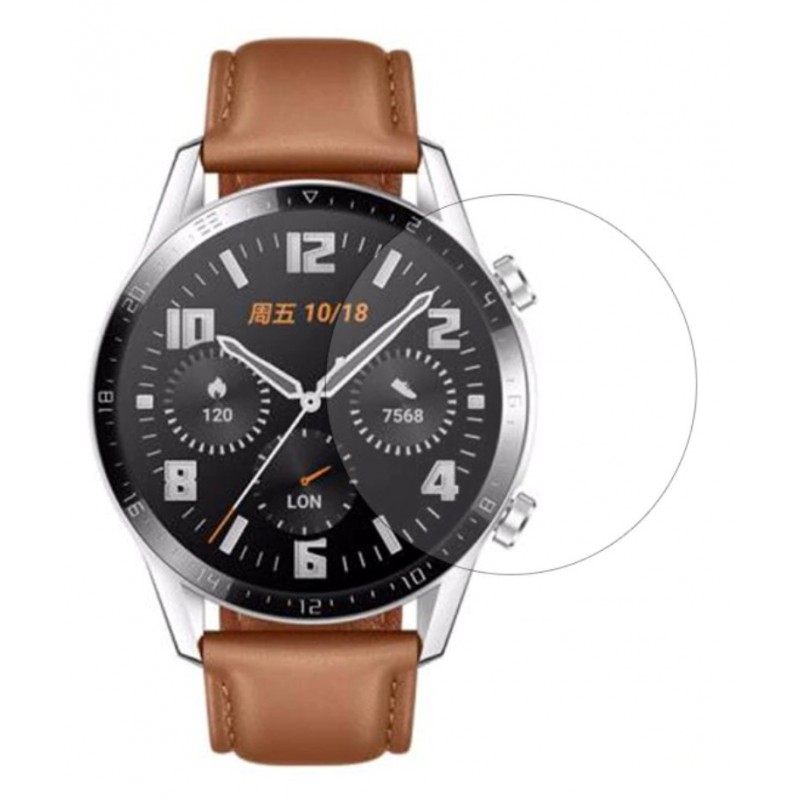 Γυαλί Προστασίας Huawei Watch GT 2 (46mm) Tempered Glass 9H AntiCrash / AntiShock (3τμχ)