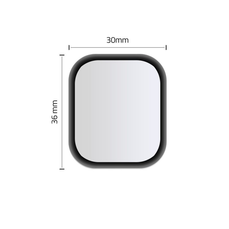 Γυαλί Προστασίας Hofi Hybrid Watch 4/5/6/SE (44mm) Tempered Glass 7H AntiCrash / AntiShock Black