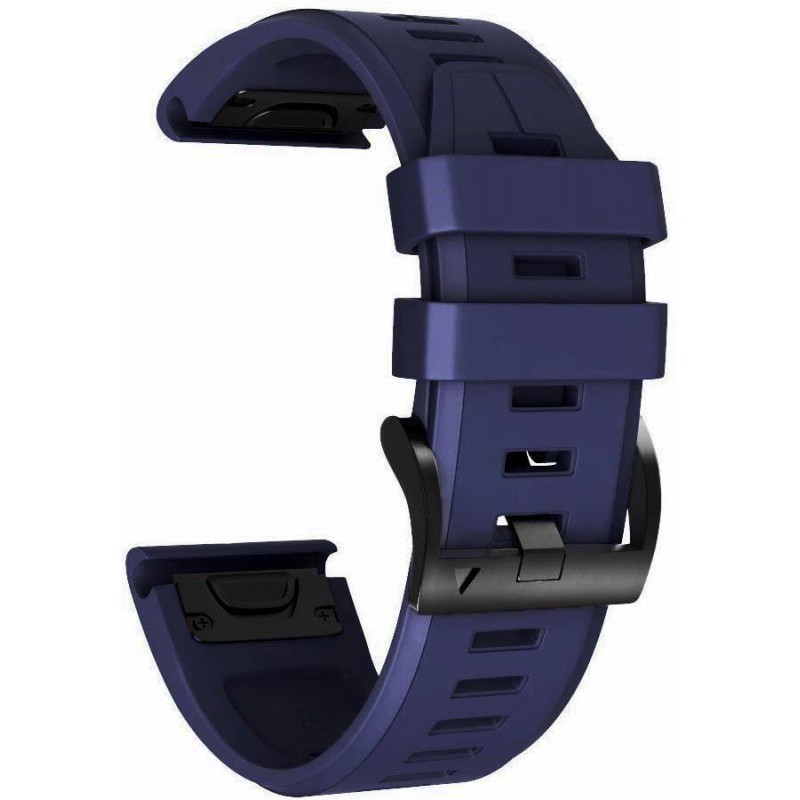 Ανταλλακτικό λουράκι QuickFit Garmin Fenix 3/5x/3HR/5X Plus/6x/6x Pro/7x Sportband Midnight Blue (26mm)